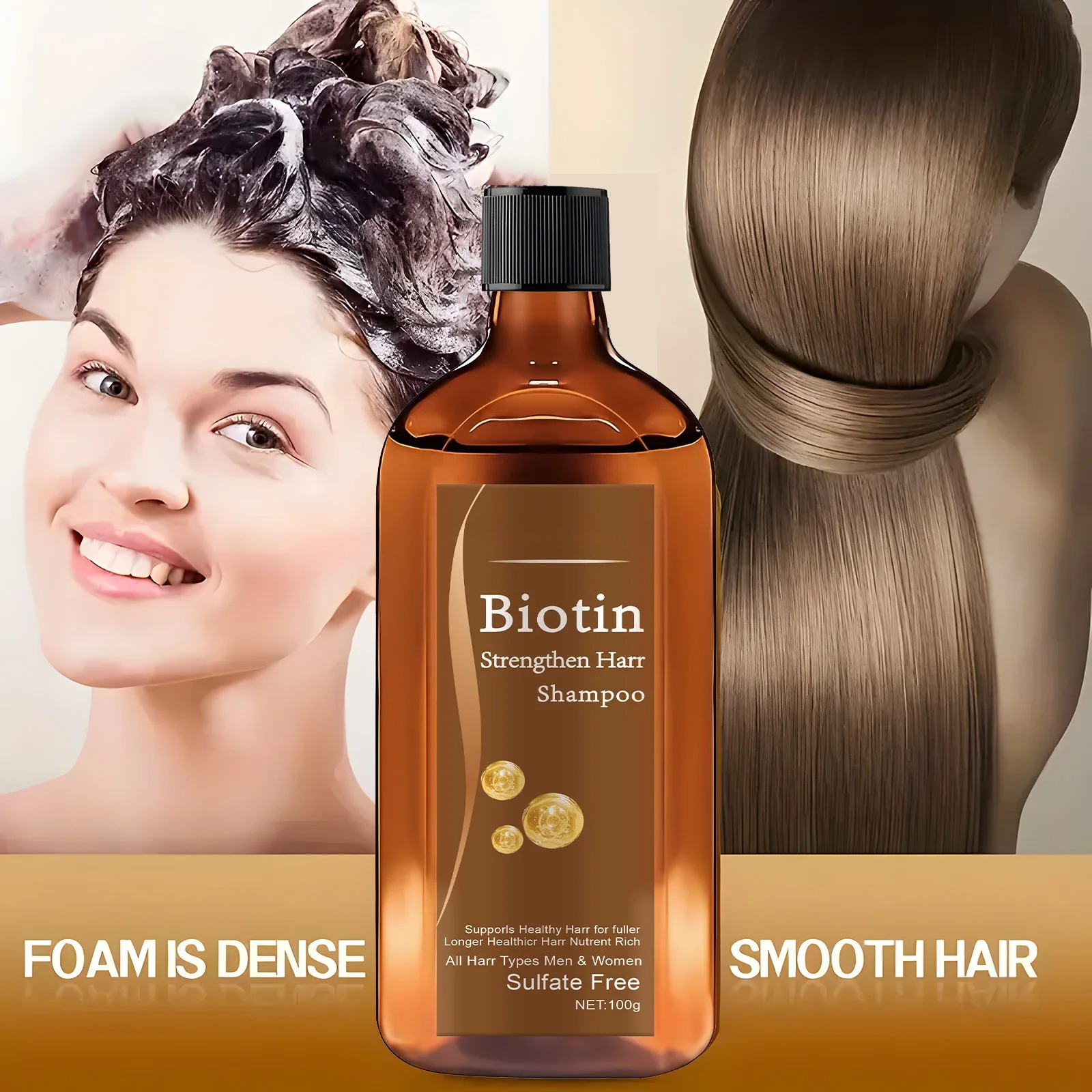Biotin Shampoo Thickening - Biotin hair Growth shampoo anti-hair loss
