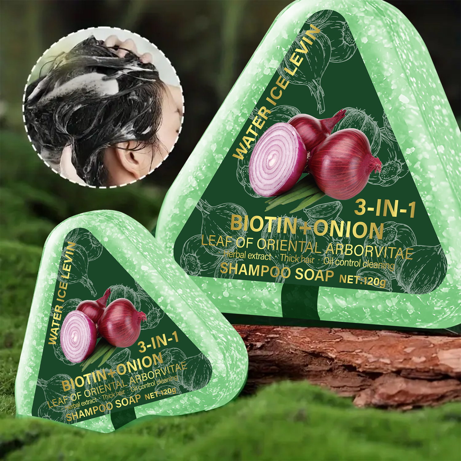 Biotin Shampoo Thickening - Shampoo Bar for Hair Growth Natural