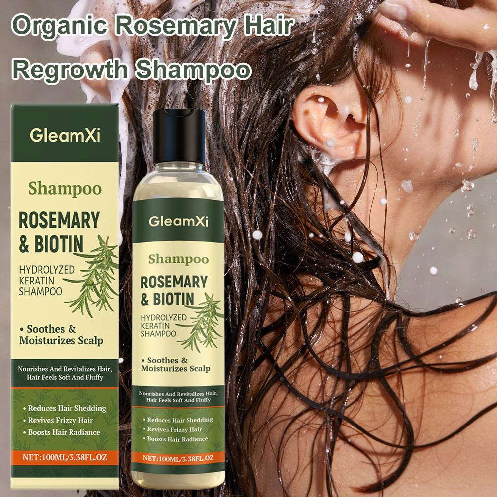 Biotin Shampoo Thickening - Organic Rosemary Biotin Shampoo Hair Thickening