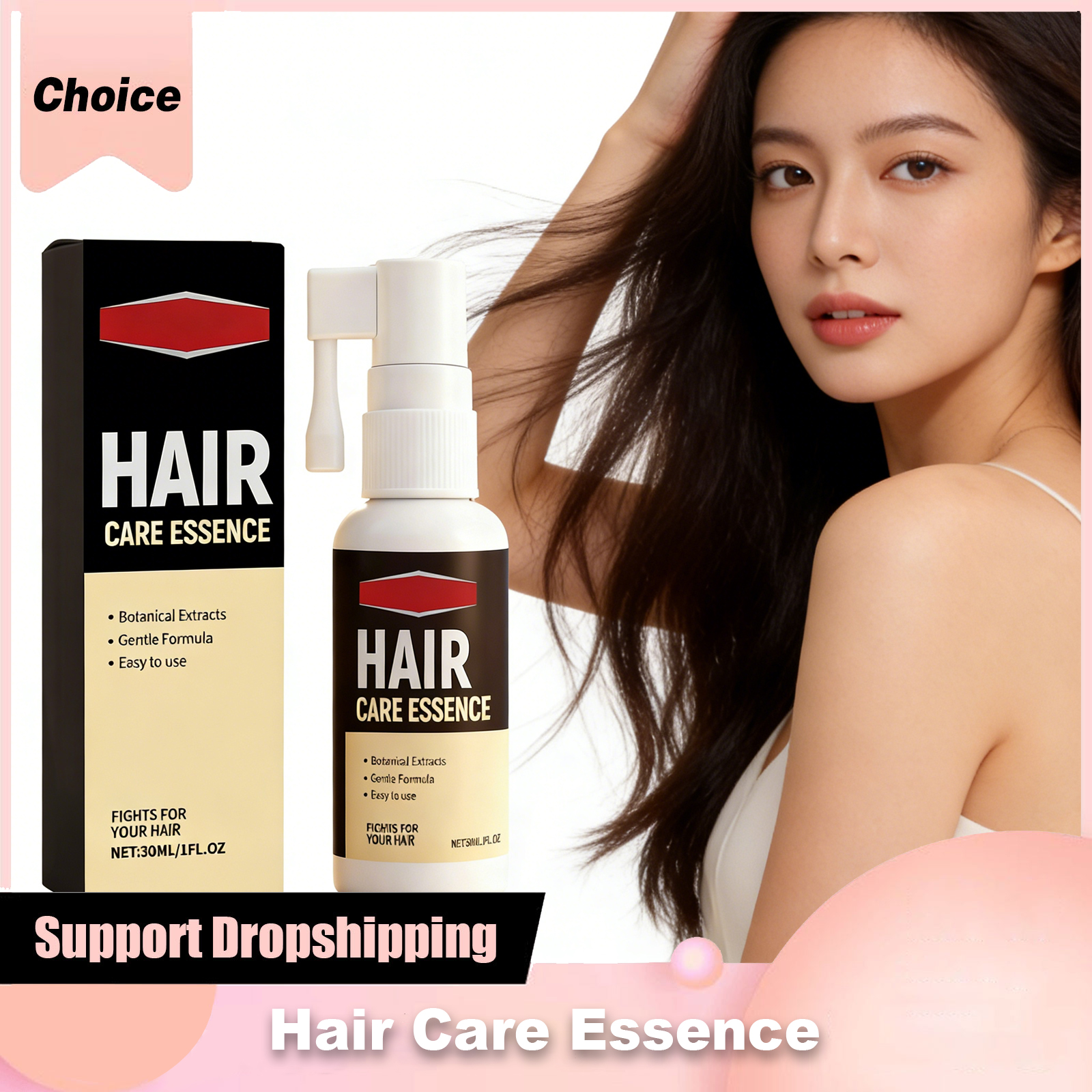 Split End Repair Serum - Plant Extract Hair Care Essence Spray