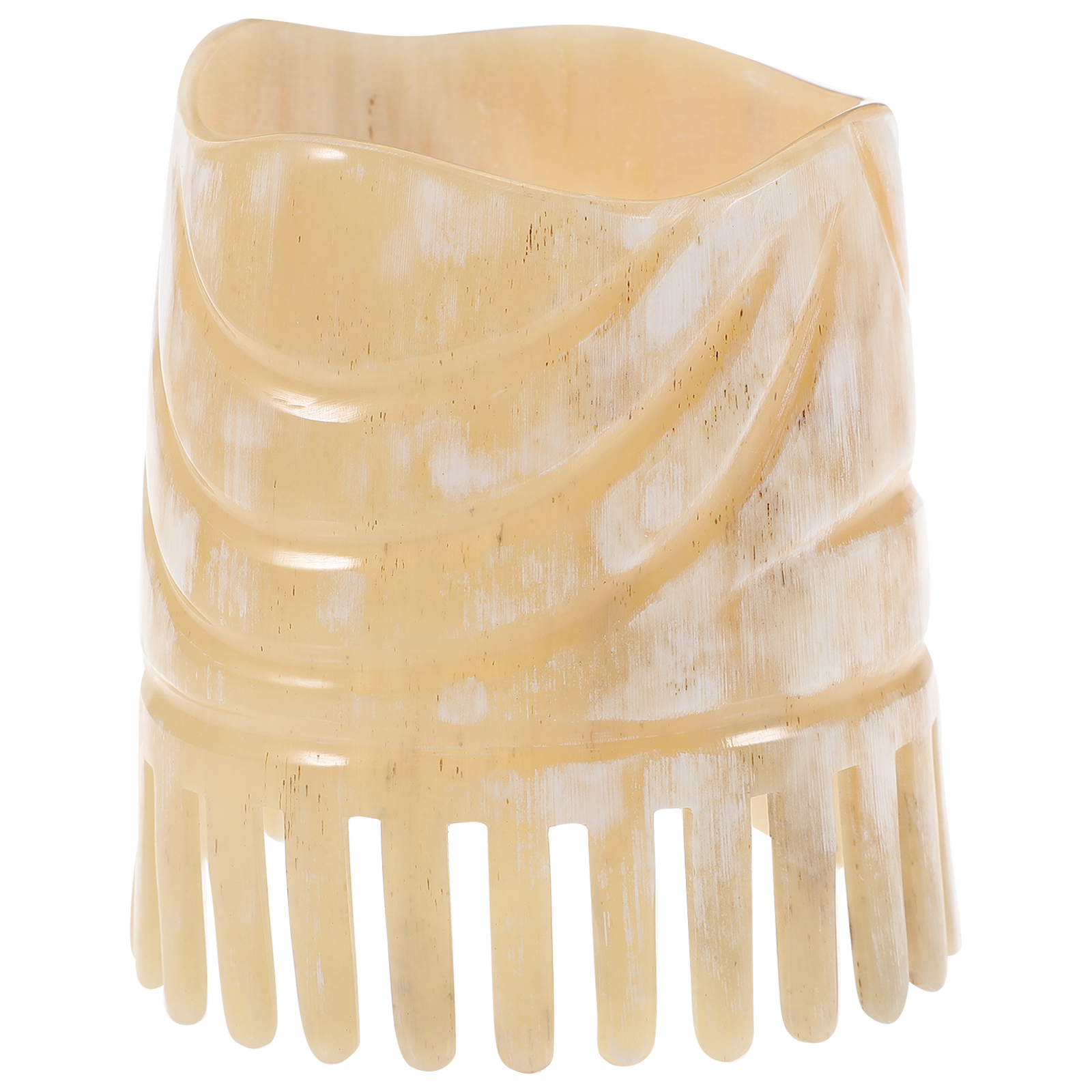 Hair Care Tips - Portable Oxhorn Haircomb With Close Teeth