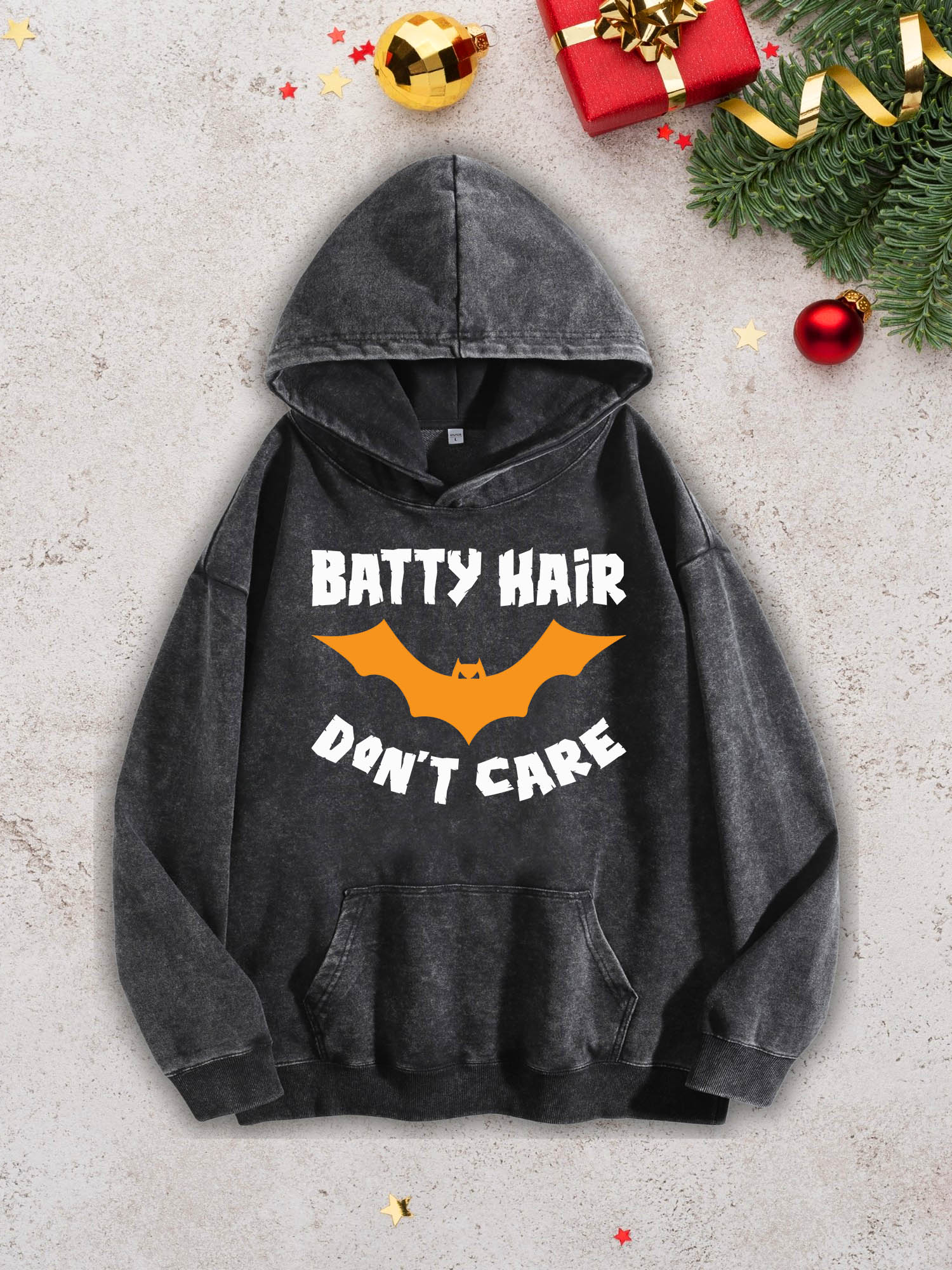 Hair Care For Hair Fall - Batty Hair Don'T Care Men's Heavyweight