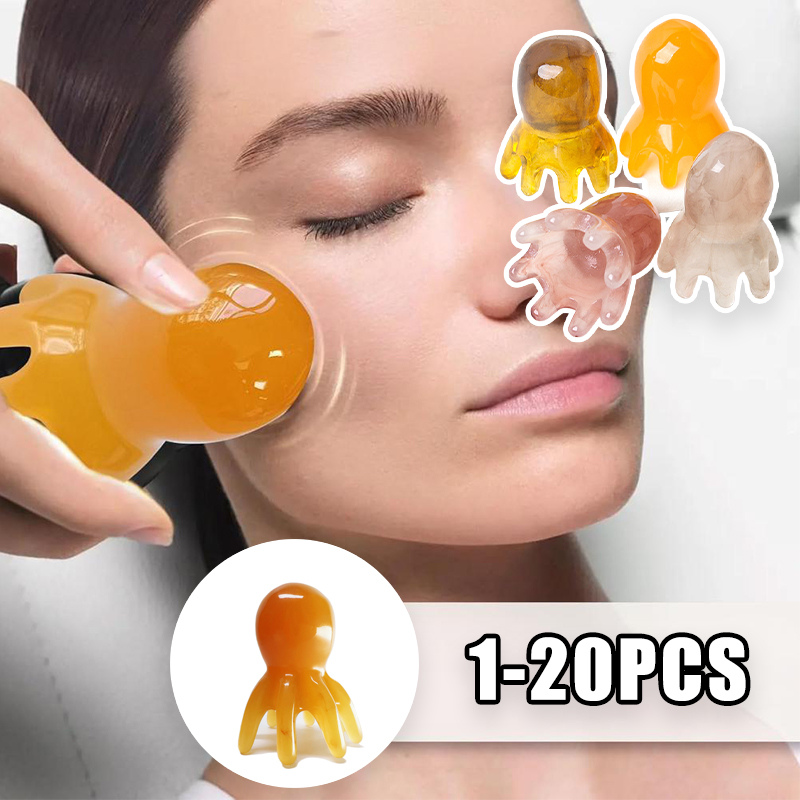 House Hair Care - Natural Resin Octopus Acupoint Comb Portable