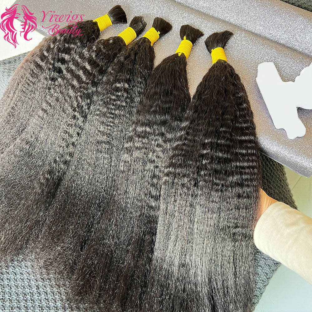 Hair Care Color - Kinky Straight Hair Bulk For Braiding