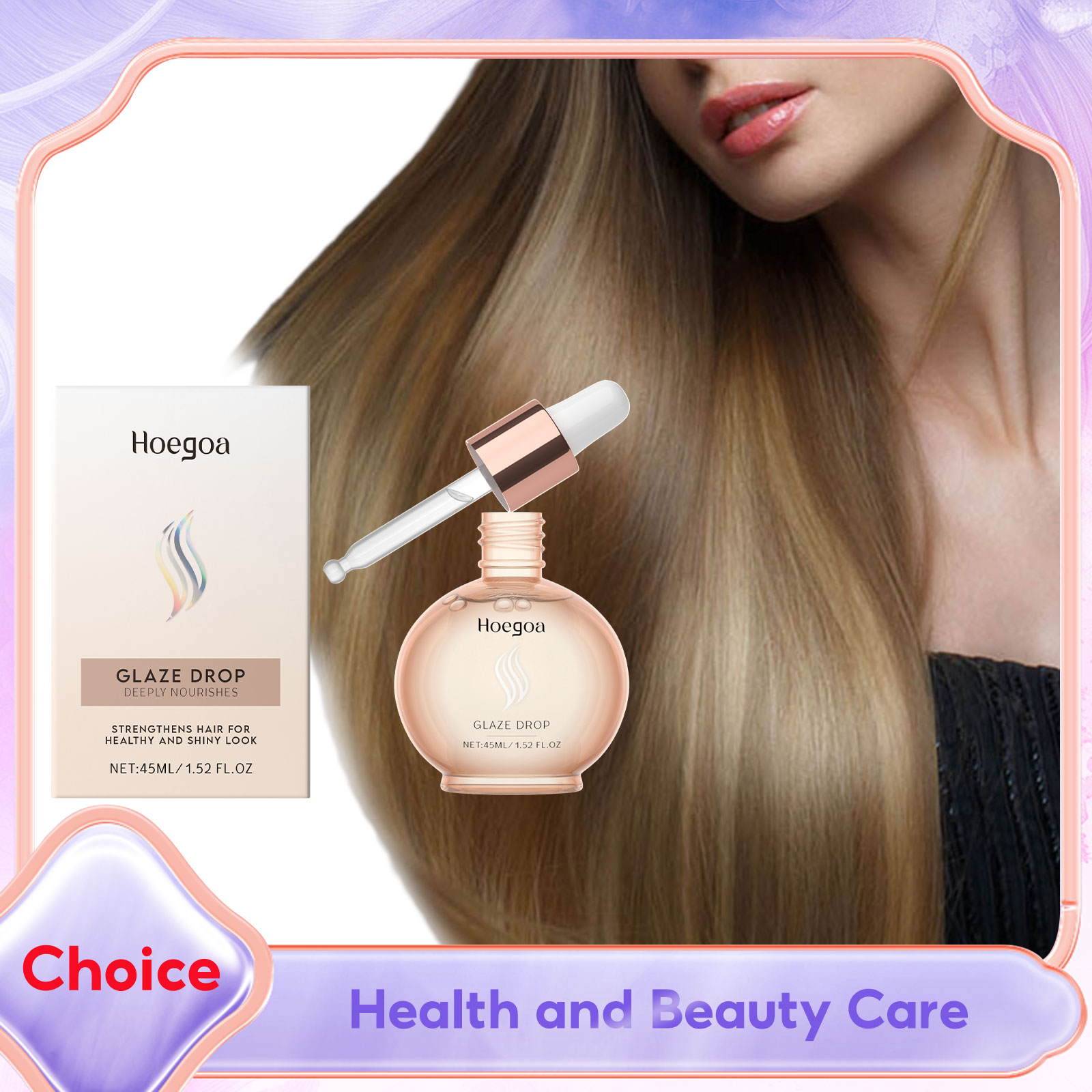 Split End Repair Serum - Hydrating Hair Serum for Frizzy Dry