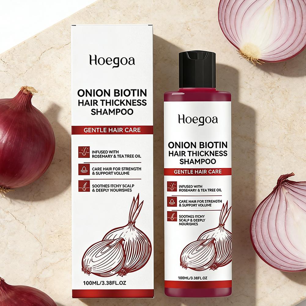 Biotin Shampoo Thickening - Hoegoa Onion Biotin Hair Thickening Shampoo