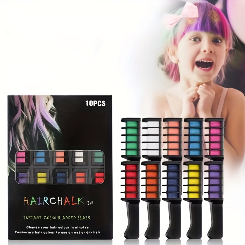 10 Colors/set ABS Non-toxic On - Hair Care Color recensione e prezzo