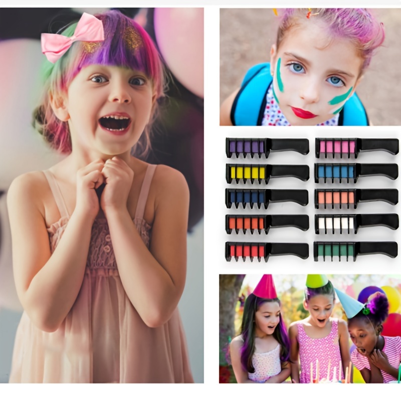 10 Colors/set ABS Non-toxic On - Hair Care Color recensione e prezzo