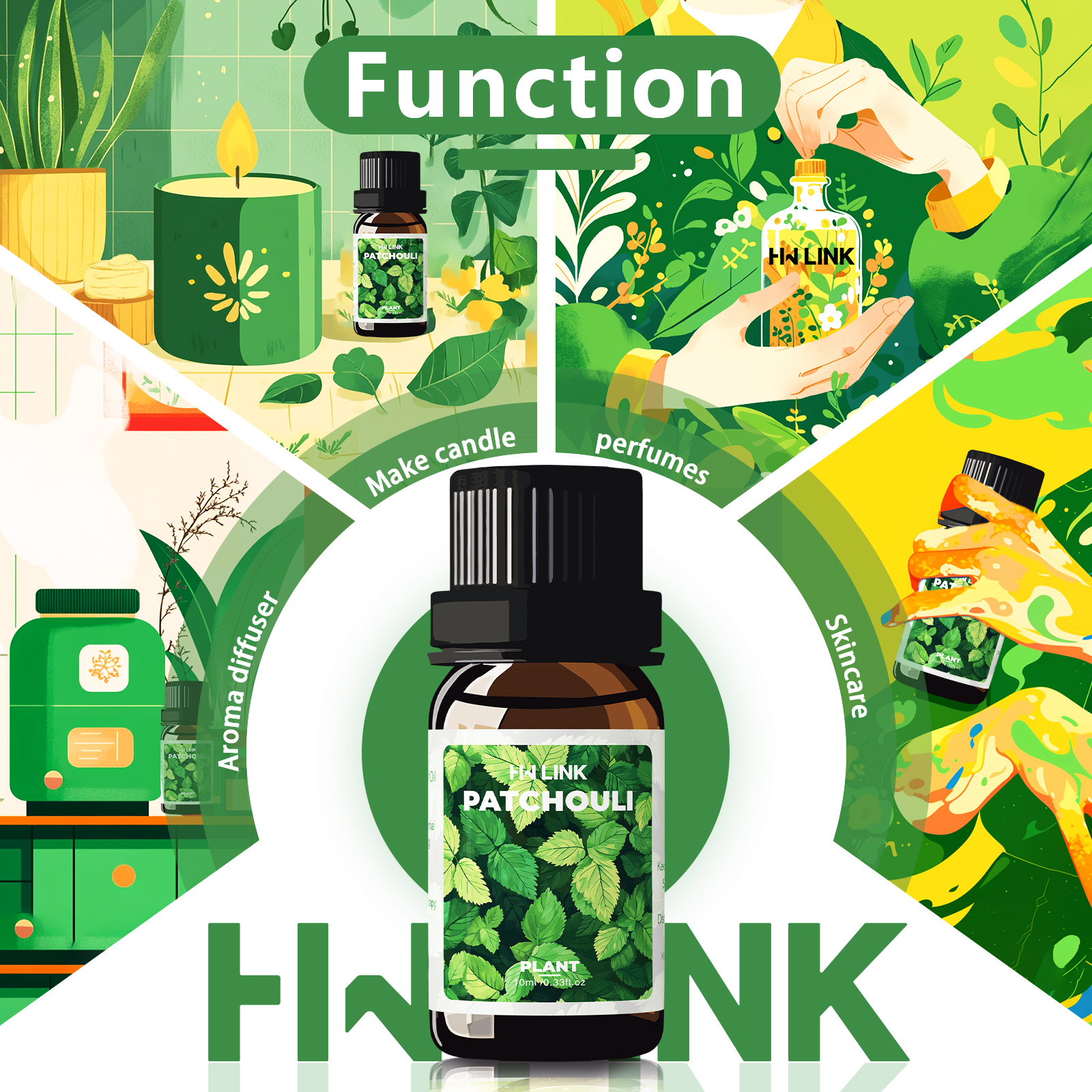 10ml Patchouli Essential Oils  - Hair Care Essential recensione e prezzo