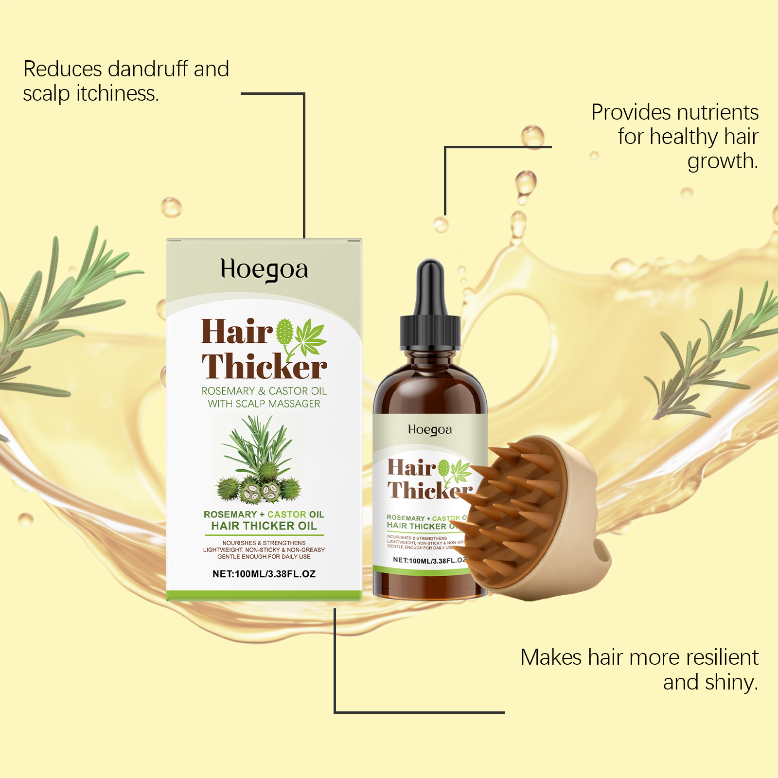 Rosemary Castor Oil Hair Care  - Split End Repair Serum recensione e prezzo