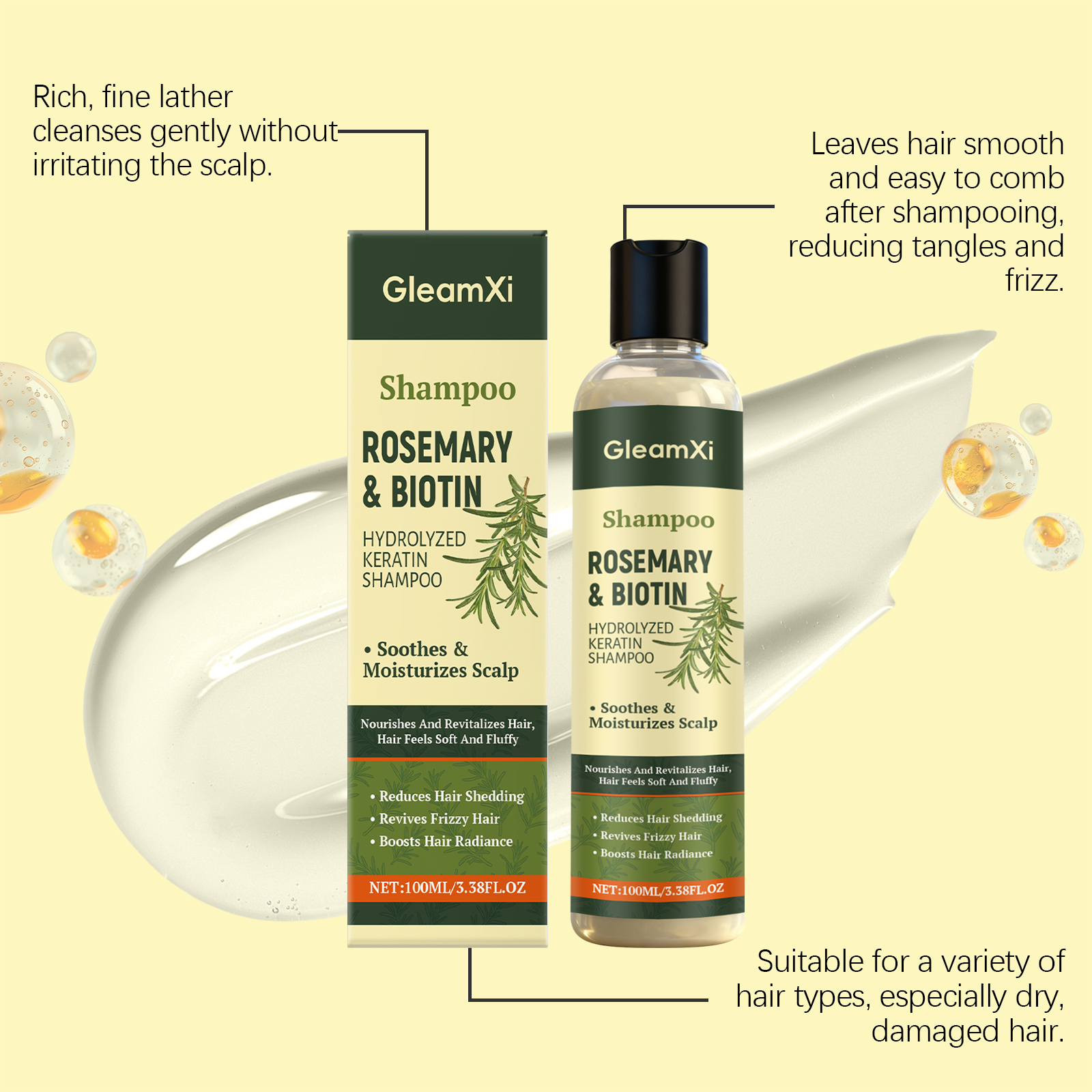 Organic Rosemary Biotin Shampo - Biotin Shampoo Thickening recensione e prezzo