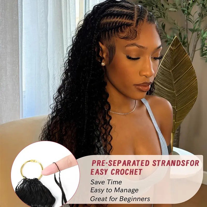 Feather Crochet Human Hair 20  - Hair Care Color recensione e prezzo