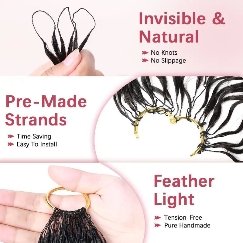 Feather Crochet Human Hair 20  - Hair Care Color recensione e prezzo