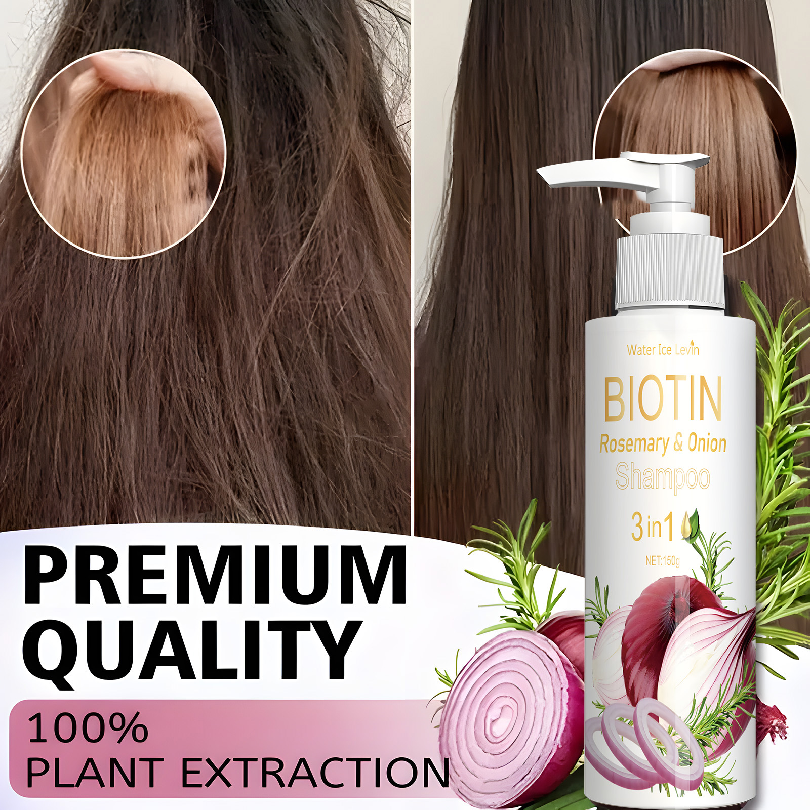 Biotin Rosemary & Onion 3 in 1 - Biotin Shampoo Thickening recensione e prezzo