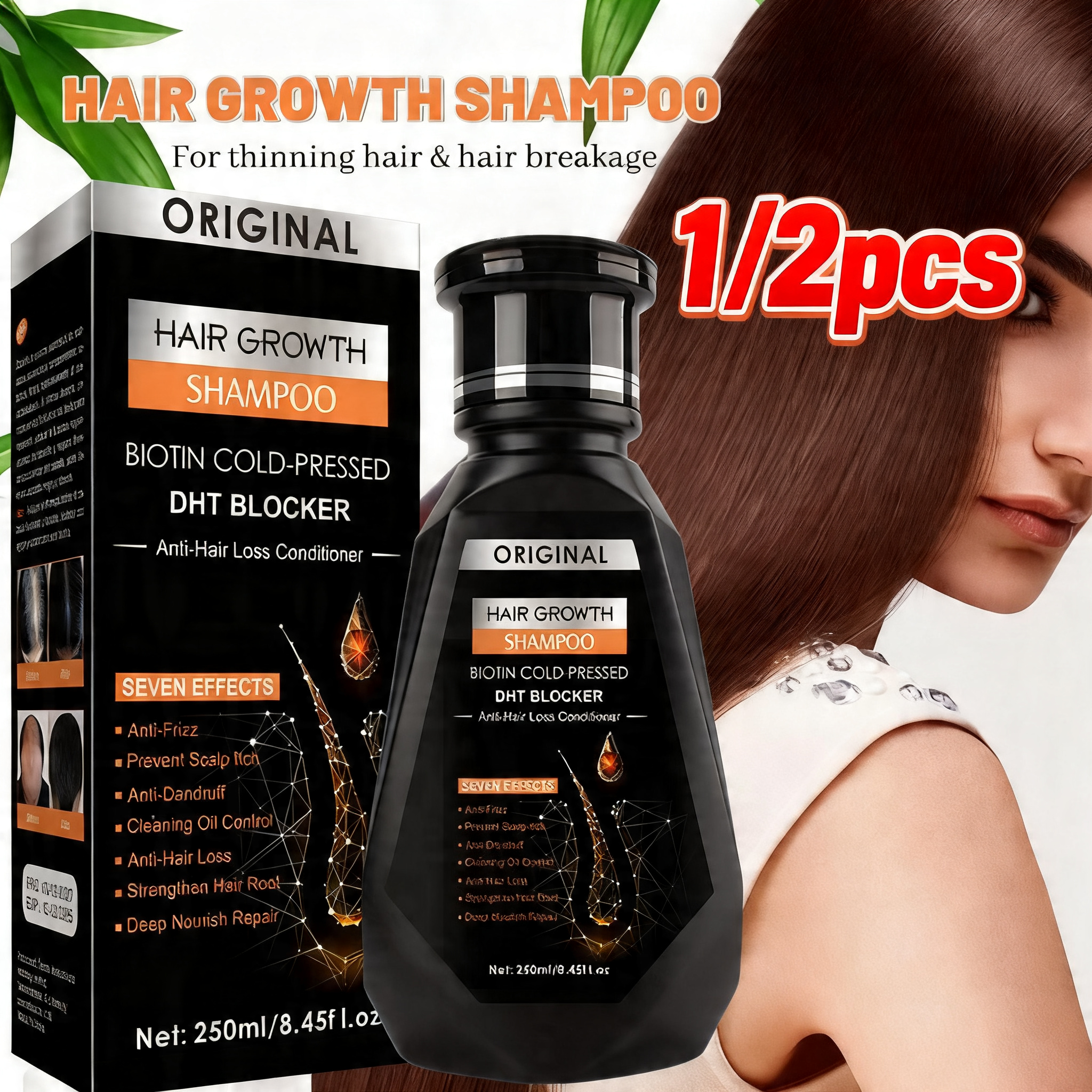 250ML Biotin Shampoo For Hair  - Biotin Shampoo Thickening recensione e prezzo