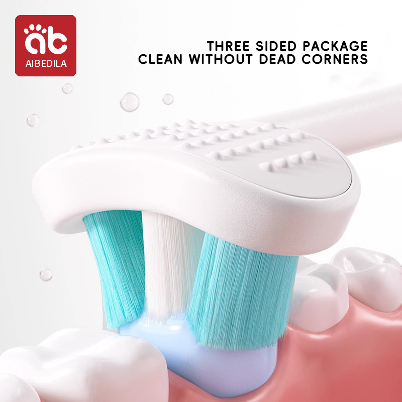 3D Stereo Three-Sided Toothbru - Hair Care Baby recensione e prezzo