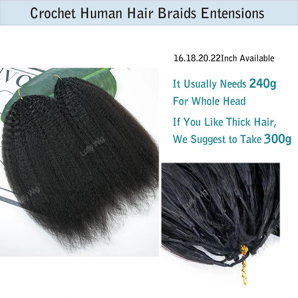 Knotless Crochet Human Hair Ex - Hair Care Color recensione e prezzo