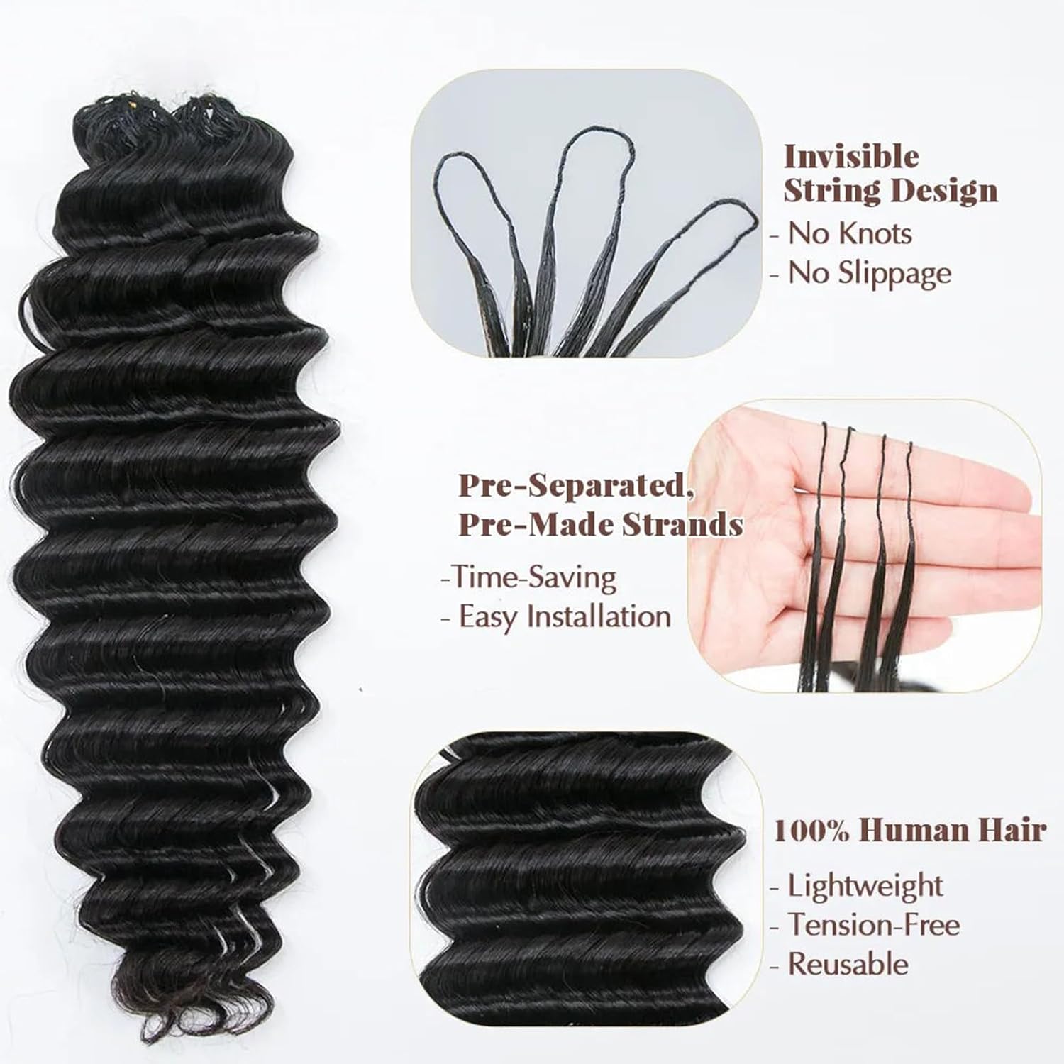 Crochet Human Hair Lightweight - Hair Care Color recensione e prezzo