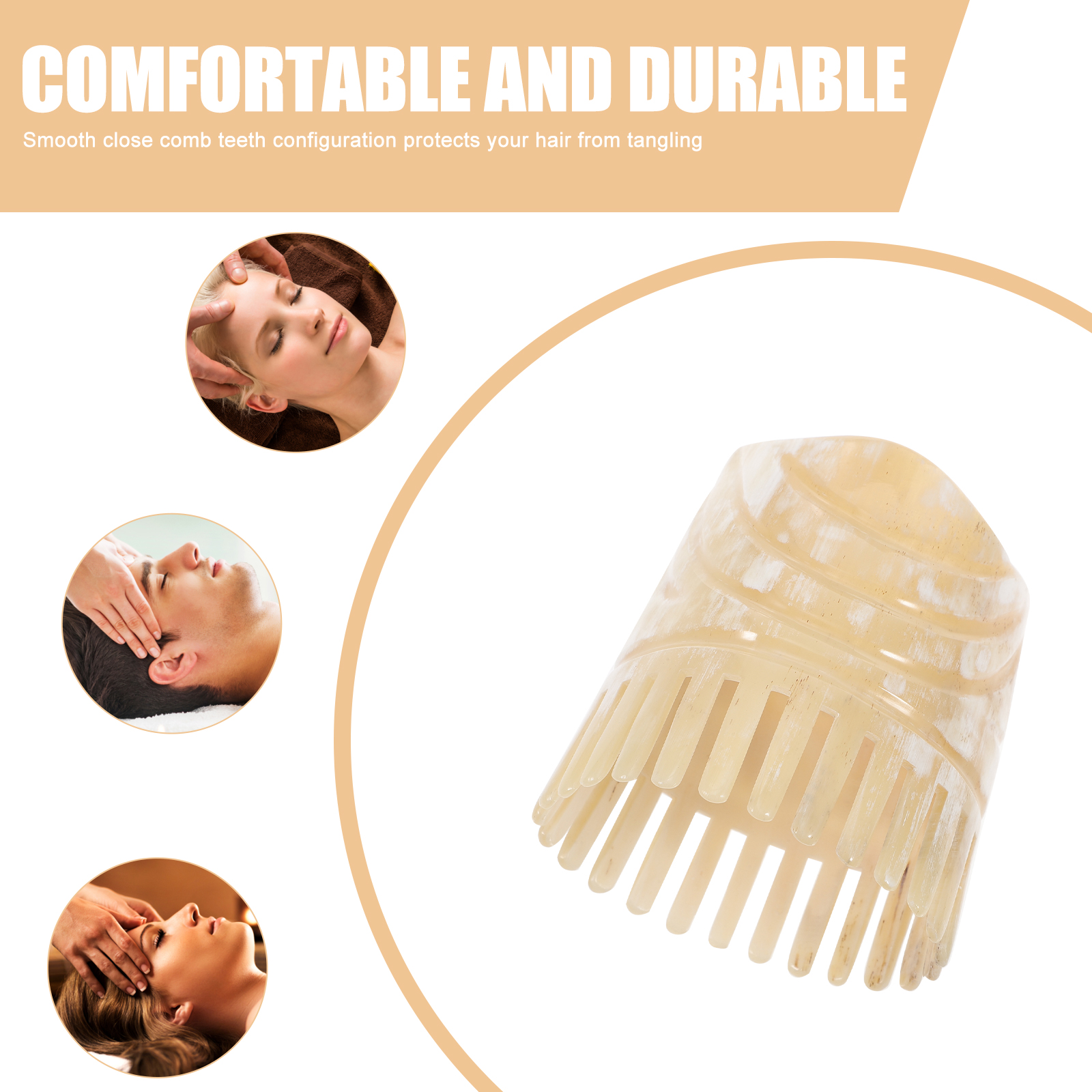 Portable Oxhorn Haircomb With  - Hair Care Tips recensione e prezzo