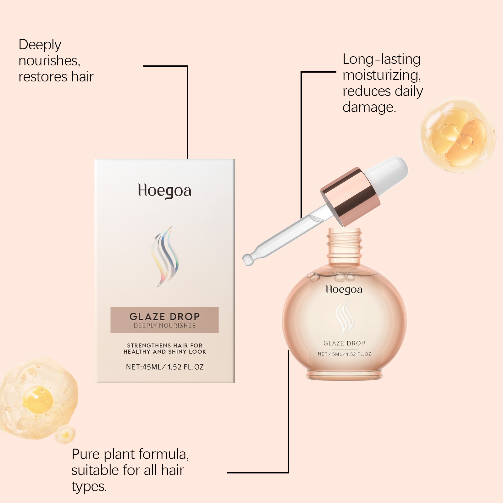 Hoegoa 45ml Hair Care Serum Oi - Split End Repair Serum recensione e prezzo