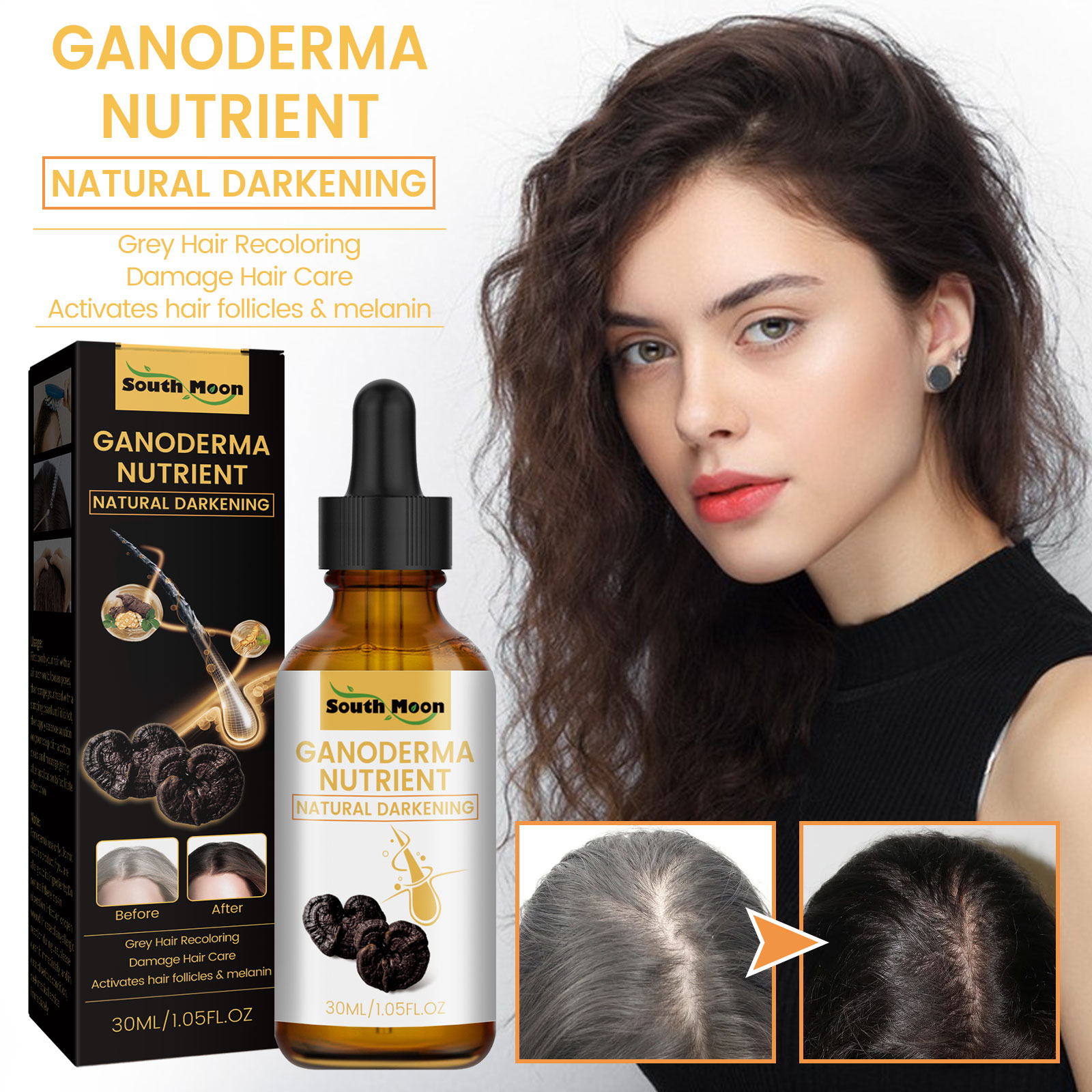 Black Ganoderma Lucidum Hair L - Hair Care Korea recensione e prezzo