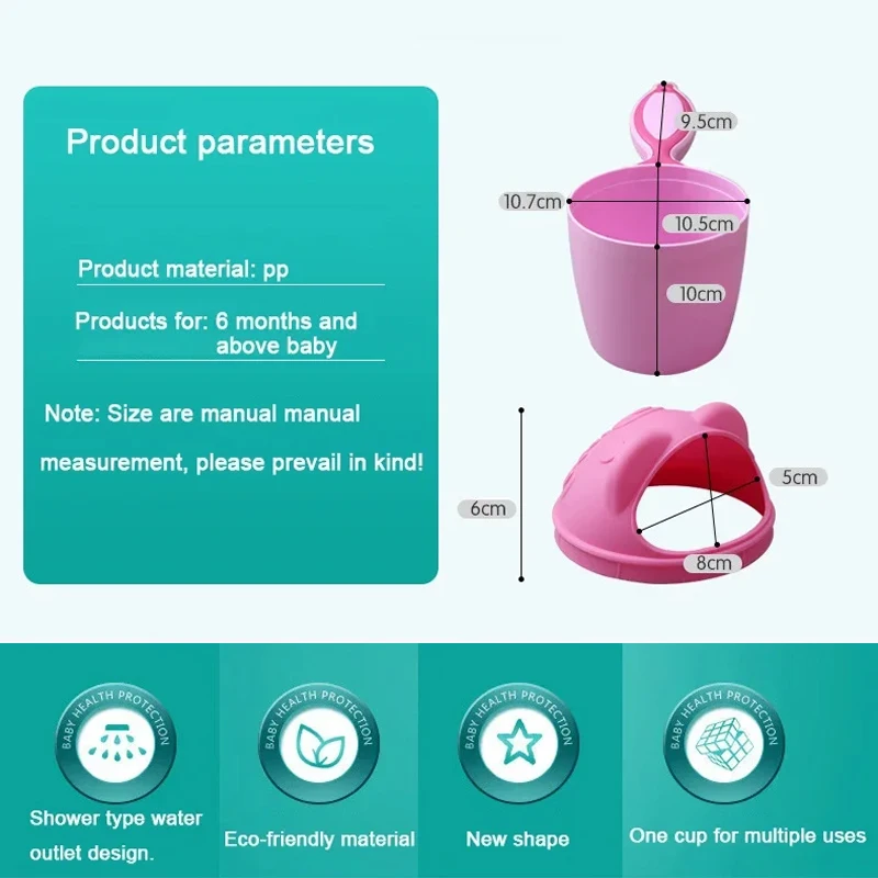 Baby Shampoo Cup Cute Cartoon  - Hair Care Baby recensione e prezzo