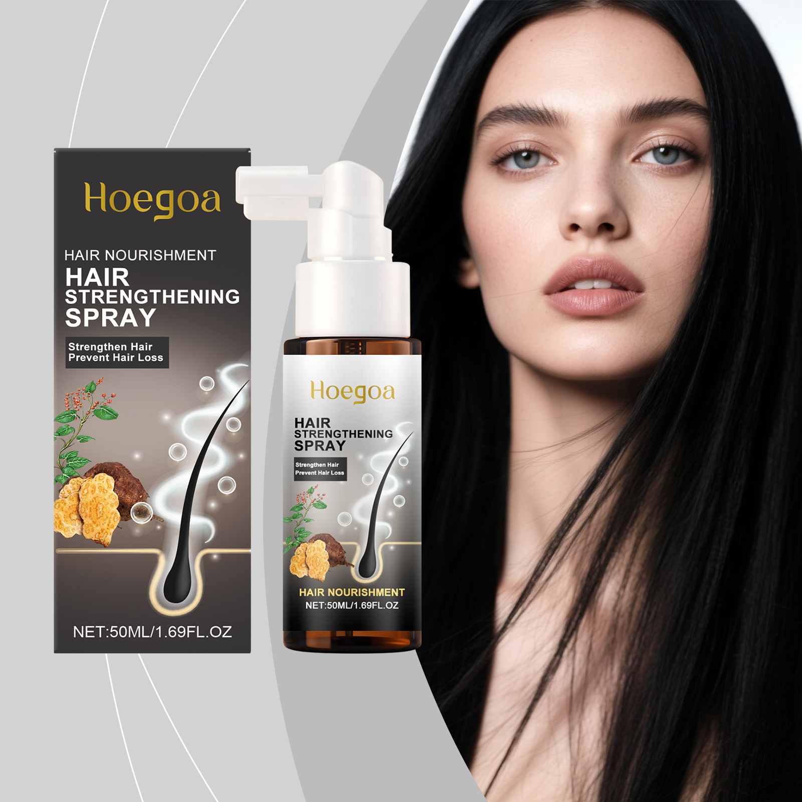 Hoegoa Hair Strengthening Spra - Hair Care For Hair Fall recensione e prezzo