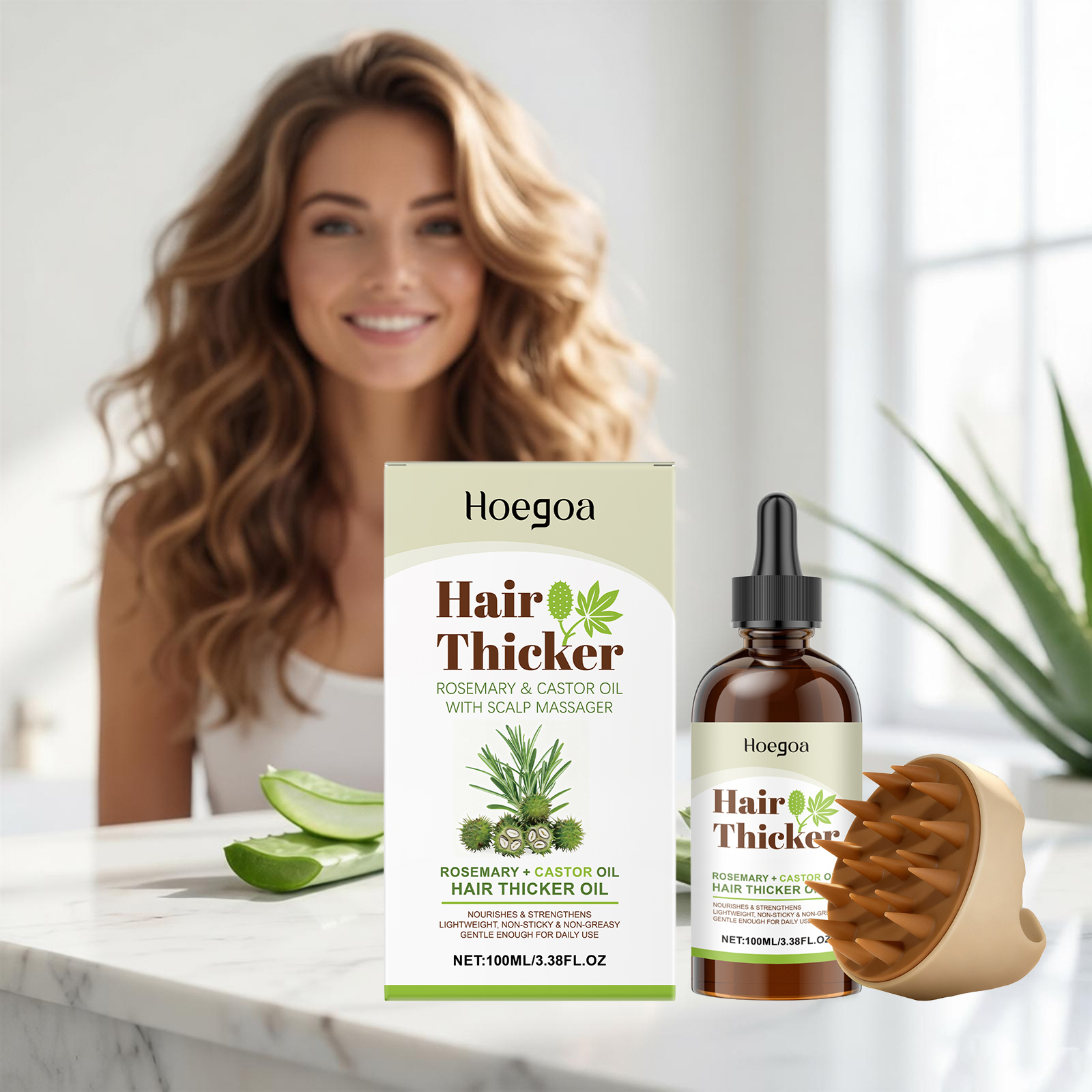 Rosemary Castor Oil Hair Thick - Split End Repair Serum recensione e prezzo