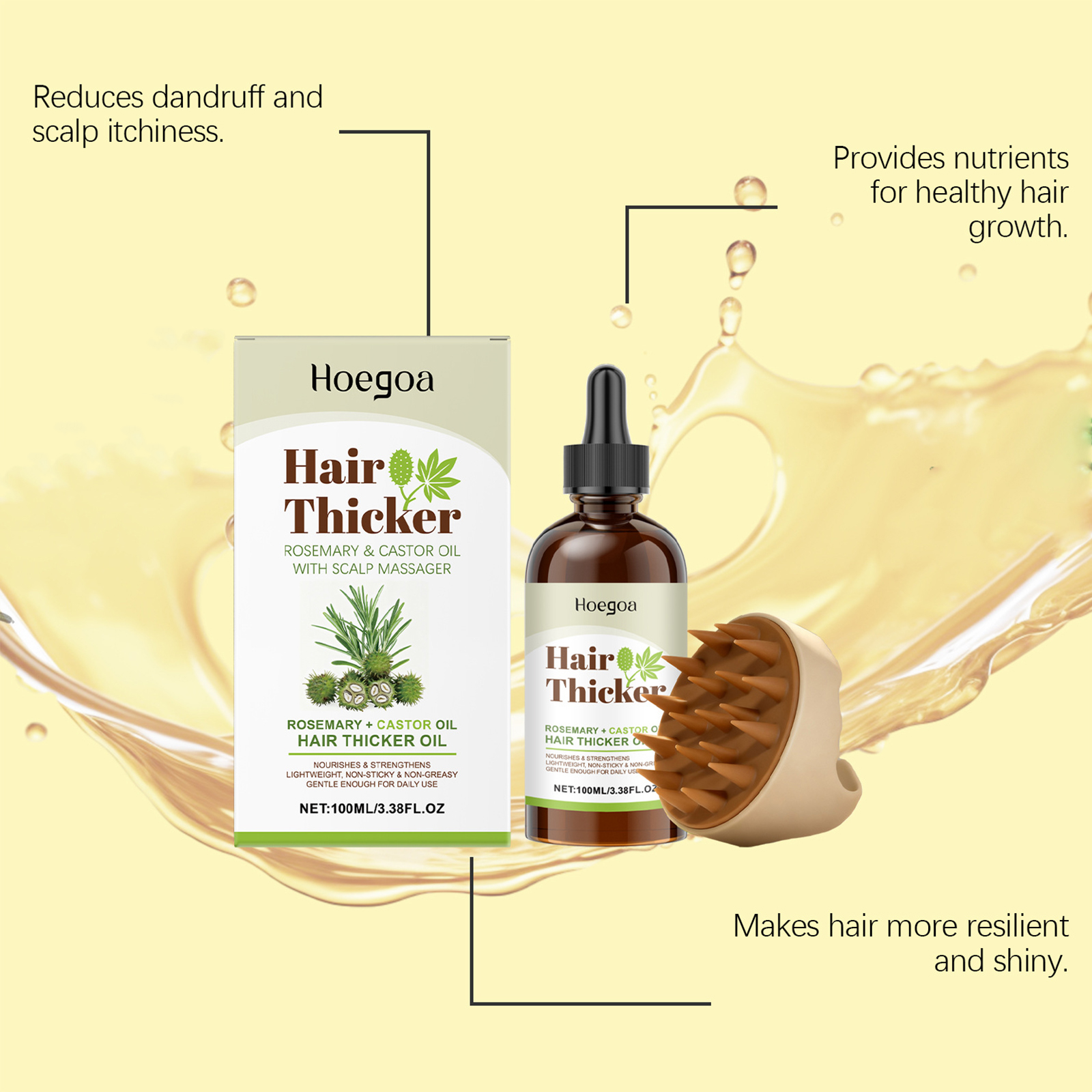 Rosemary Castor Oil Hair Thick - Split End Repair Serum recensione e prezzo
