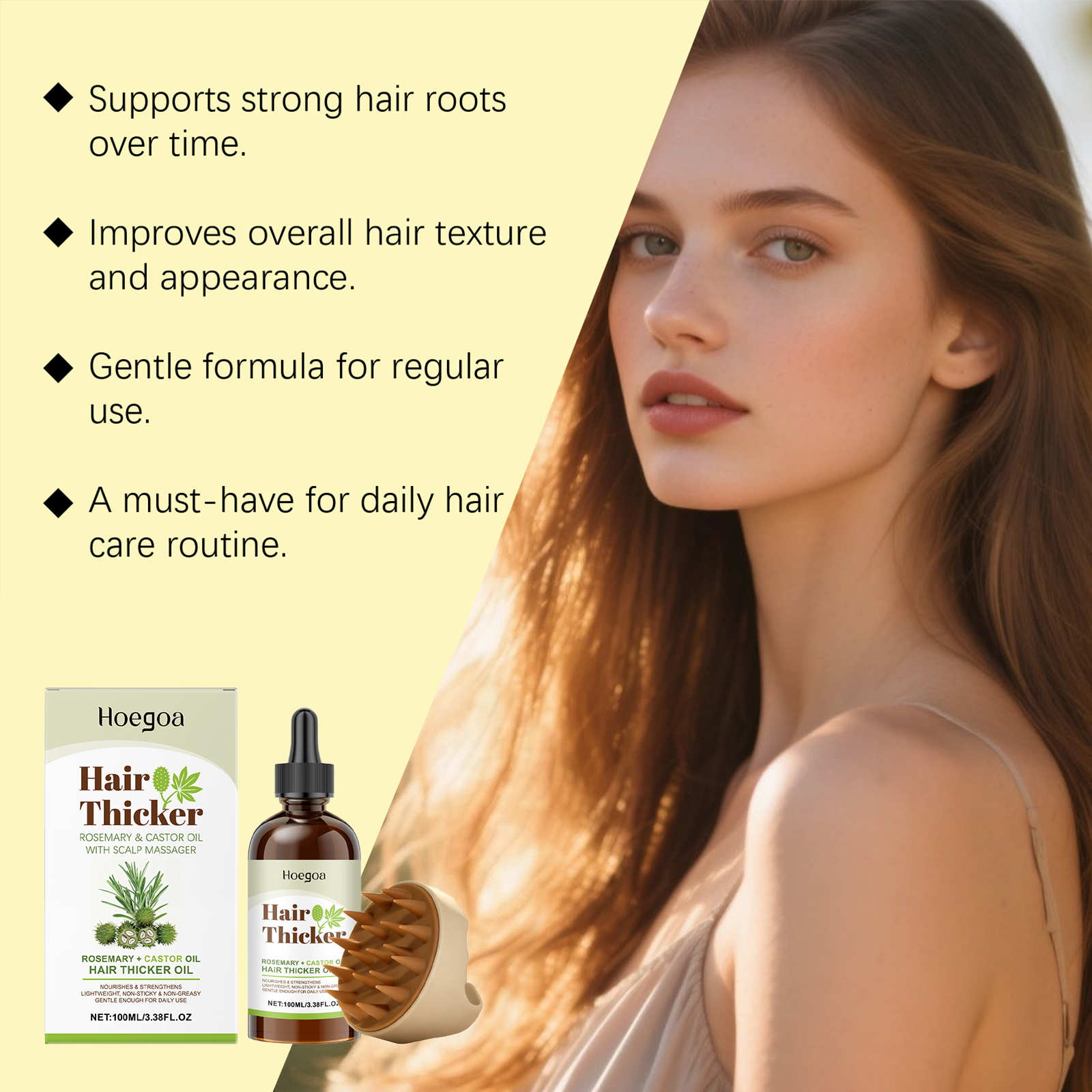 Rosemary Castor Oil Hair Thick - Split End Repair Serum recensione e prezzo