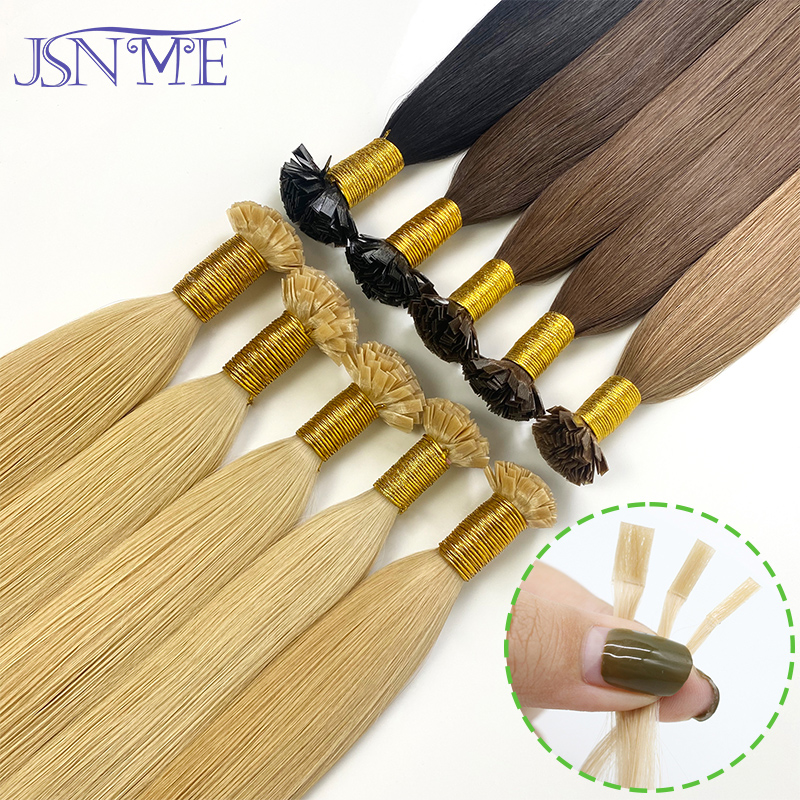 JSNME Flat tip Human Hair Exte - Hair Care Tips recensione e prezzo