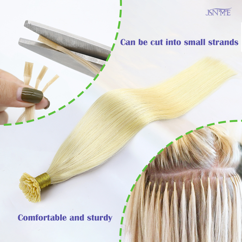 JSNME Flat tip Human Hair Exte - Hair Care Tips recensione e prezzo