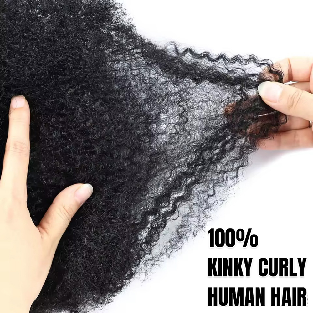 1/3/5pcs Afro Kinky Curly Bulk - Hair Care Color recensione e prezzo