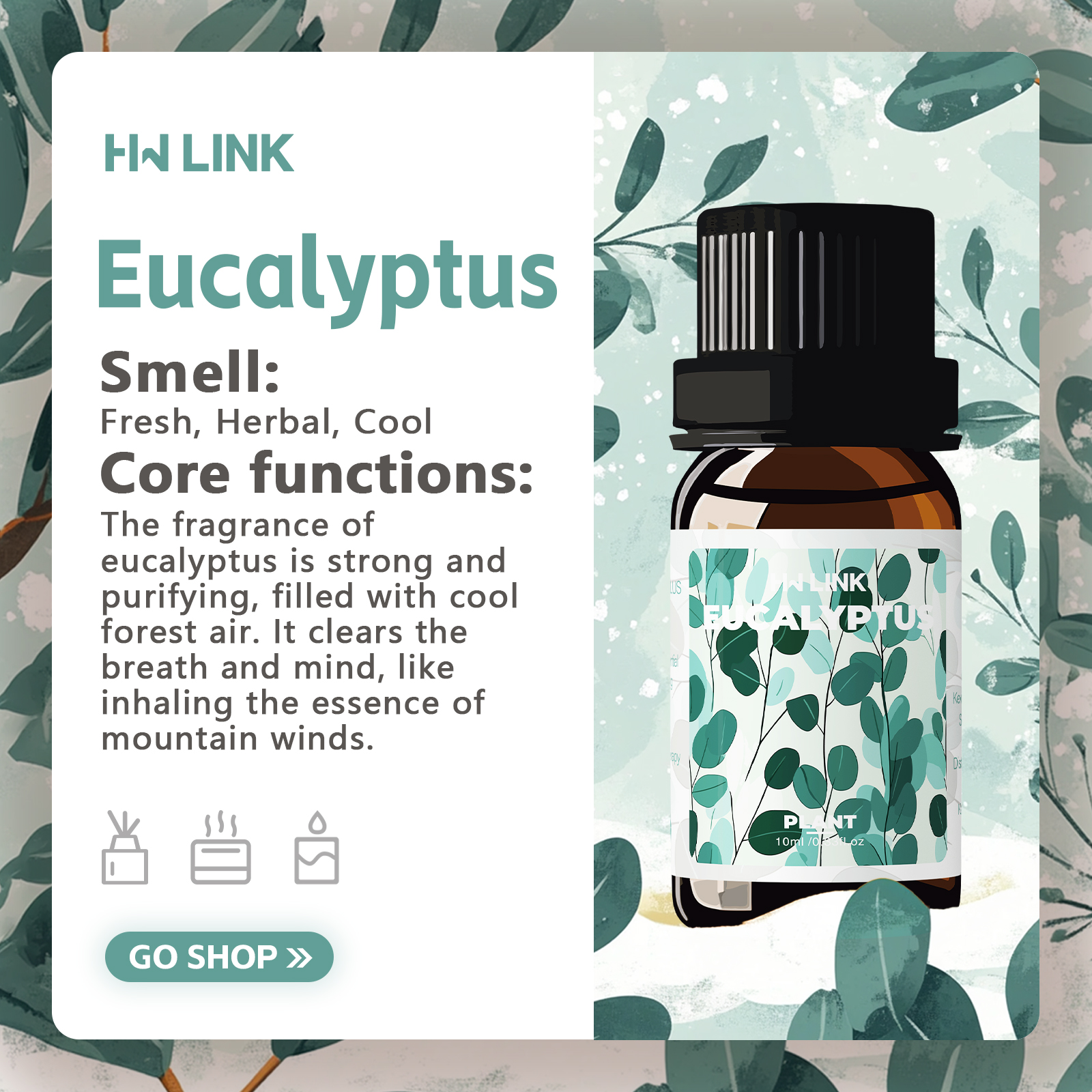Eucalyptus Essential Oils 10ml - Hair Care Essential recensione e prezzo