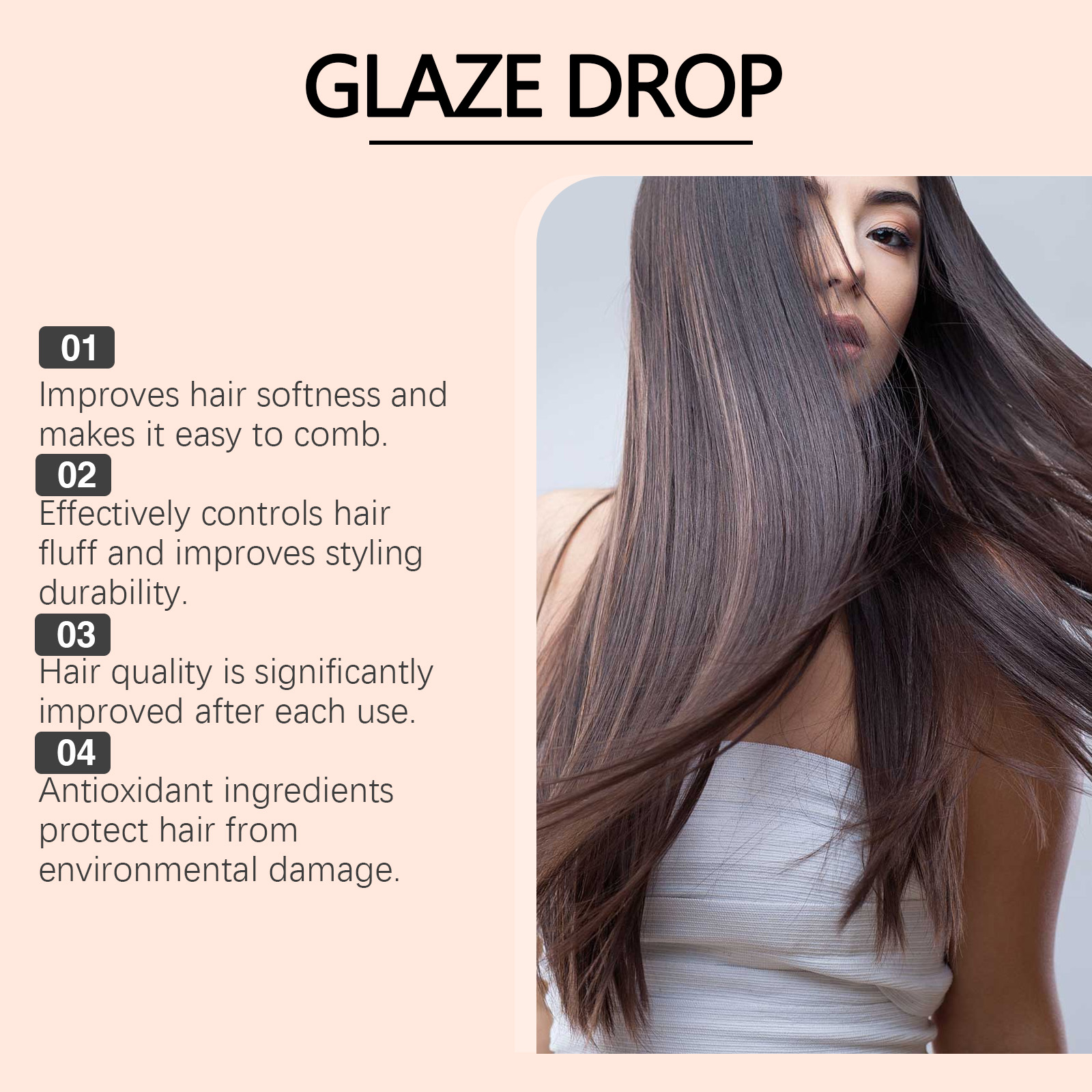 Hydrating Hair Serum for Frizz - Split End Repair Serum recensione e prezzo