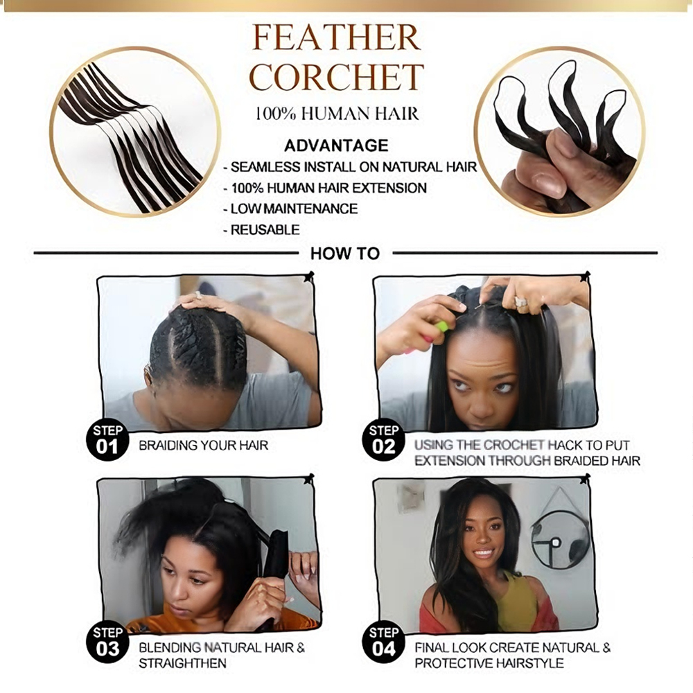 Feather Pre-Separated Crochet  - Hair Care Color recensione e prezzo