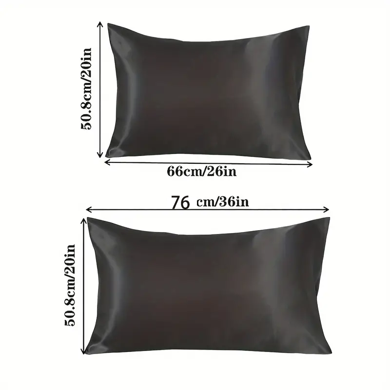 2-piece Pure Emulation Silk Sa - Satin Pillowcase Silk recensione e prezzo