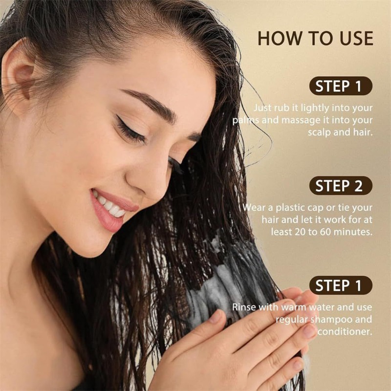 120g Batana Hair Smoothing Mas - Hair Care For Hair Fall recensione e prezzo
